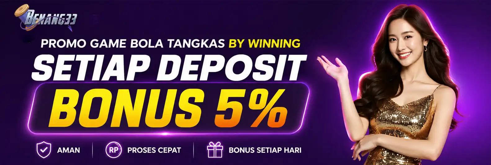 BONUS DEPOSIT 5 % BOLA TANGKAS BY WINNING