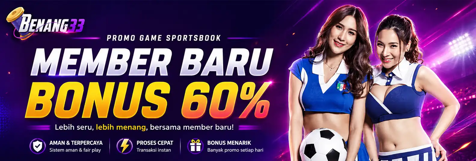 BONUS MEMBER BARU 60% SPORTBOOK